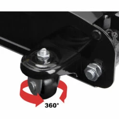 Deuba Hydraulischer Wagenheber Rangierwagenheber 3 Tonnen Roll- Und Lenkbar Inkl. 2 Gummiauflagen Stahlverstärkung -Seilwinden Sales 18474773 4