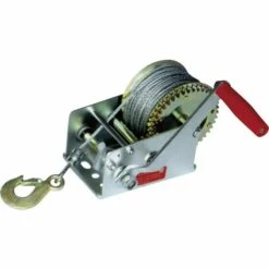NO-NAME HP Autozubehör Handseilwinde 25321 Zugkraft (stehend)=1100 Kg Rückschlagsperre