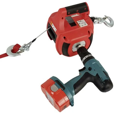 Berger & Schröter Seilwinde 31717 Zugkraft (stehend)=225 Kg Antrieb über Akkuschrauber 4 Berger & Schröter Seilwinde 31717 Zugkraft (stehend)=225 Kg Antrieb über Akkuschrauber – Bild 2