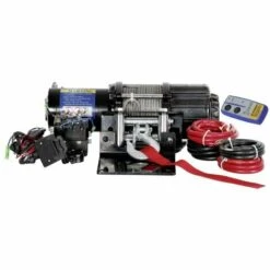 Berger & Schröter Seilwinde 31767 Zugkraft (rollend)=3150 Kg Funk-Fernbedienung, Inkl. Rollenfenste