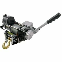 WARRIOR Seilwindensystem Anhänger AHK NINJA 4500 2 T Stahlseil 12V Inkl. Schnellverschluss