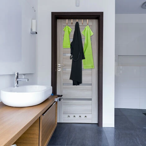 RELAXDAYS 10 X Türhaken Für Kleidung, Für Türen Ohne Falz Bis 4 Cm, Türaufhänger Für Flur & Bad, Kleiderhaken 12 Cm Lang, Silber 6 RELAXDAYS 10 X Türhaken Für Kleidung, Für Türen Ohne Falz Bis 4 Cm, Türaufhänger Für Flur & Bad, Kleiderhaken 12 Cm Lang, Silber – Bild 4