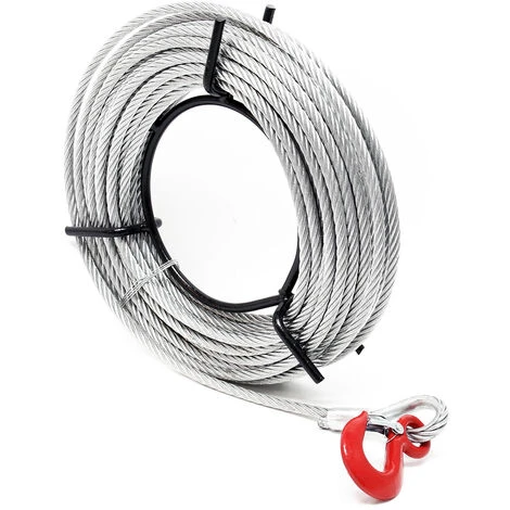 WILTEC Seilzug Bis 3200 Kg Mit 20 M Seil Ø 16 Mm, Mit Abscherstift Und Lasthaken, Zum Ziehen/Spannen/Heben 4 WILTEC Seilzug Bis 3200 Kg Mit 20 M Seil Ø 16 Mm, Mit Abscherstift Und Lasthaken, Zum Ziehen/Spannen/Heben – Bild 2