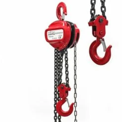 WILTEC Kettenzug Mit 3000kg Traglast, 3m Kettenlänge Und 3m Hubhöhe, Für Einfaches Lastenheben