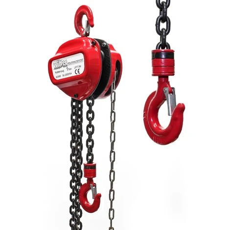 WILTEC Kettenzug Mit 1000kg Traglast, 3m Kettenlänge Und 3m Hubhöhe, Für Einfaches Lastenheben 3 WILTEC Kettenzug Mit 1000kg Traglast, 3m Kettenlänge Und 3m Hubhöhe, Für Einfaches Lastenheben