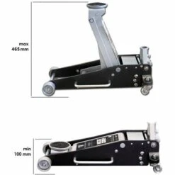 STAHLWERK Wagenheber Rangierwagenheber 3 T Hubbereich 100 - 465 Mm Rostfreie Aluminium Stahl Konstruktion Mit Doppelhubkolben Und 7 Jahren Garantie Auf Zylinder -Seilwinden Sales 23550022 4