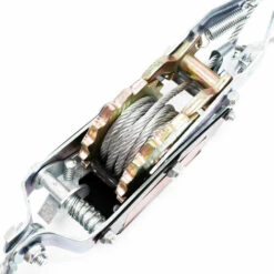 WILTEC Handseilzug Mit 2000kg Traglast 2,2m Drahtseil 2 Haken Flaschenzug Handwinde Hebezug -Seilwinden Sales 2388208 4