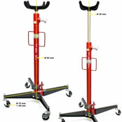 WILTEC Mobiler Getriebeheber Motorheber 500kg Tragkraft Motorenheber Lifter Motoren Motorständer Motor -Seilwinden Sales 2390111 5