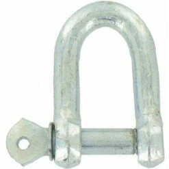 Varan Motors - PN037 SCHÄKEL GERADE HEBESCHÄKEL 1/2'' 1,4 TONNEN SCHRAUBACHSE RUNDSCHÄKEL - Grau
