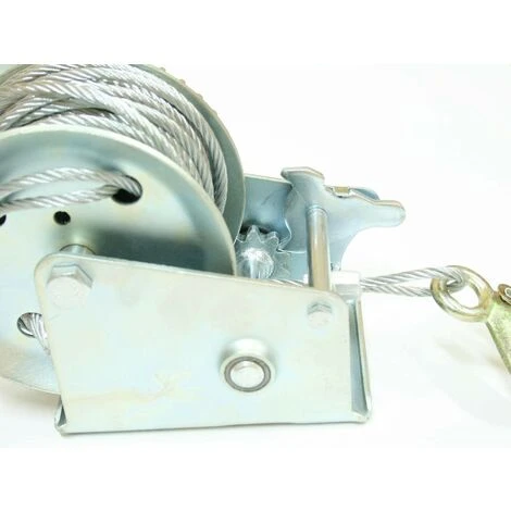 Varan Motors - H1200 TRAILERWINDE HANDWINDE KABELWINDE BOOTSWINDE SEILWINDE 544/1088KG ANHÄNGER WINDE - Grau 7 Varan Motors - H1200 TRAILERWINDE HANDWINDE KABELWINDE BOOTSWINDE SEILWINDE 544/1088KG ANHÄNGER WINDE - Grau – Bild 5