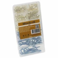 WORK-IT Schraubhaken Und Schraubösen Sortiment 214 Teilig Haken Ösen Set Silber Und Messingfarben -Seilwinden Sales 24188152 3