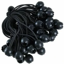 ESTEXO Expanderschlinge Spanngummi Planenspanner Mit Kugel Zeltgummi Gummispanner 50er