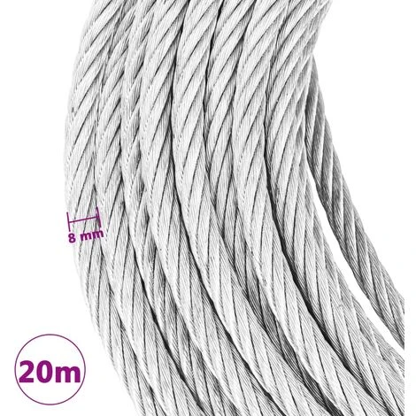 Drahtseilkabel 800 Kg 20 M VidaXL 5 Drahtseilkabel 800 Kg 20 M VidaXL – Bild 3