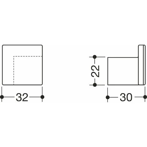 Knopf HEWI 547.32B Breite 32 Mm, Tiefe 30 Mm, Polyamid Tiefschwarz Matt 4 Knopf HEWI 547.32B Breite 32 Mm, Tiefe 30 Mm, Polyamid Tiefschwarz Matt – Bild 2