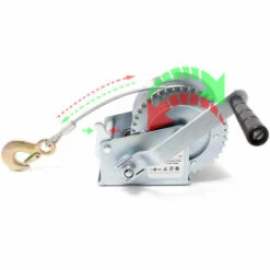 WILTEC Handseilwinde Bis 550kg 10m Drahtseil 4.1:1 Seilwinde Greifzug Handseilzug Forstseilwinde -Seilwinden Sales 2554924 3