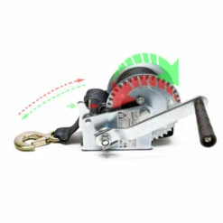WILTEC Handseilwinde Bis 550kg 7m Zugband 4.1:1 Seilwinde Greifzug Handseilzug Forstseilwinde -Seilwinden Sales 2554929 3