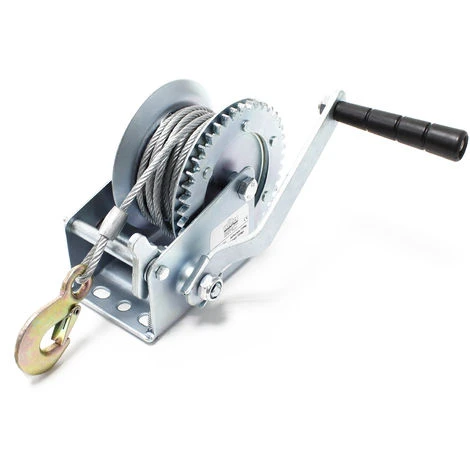 WILTEC Handseilwinde Bis 350kg 10m Drahtseil 3,2:1 Seilwinde Greifzug Handseilzug Forstseilwinde 3 WILTEC Handseilwinde Bis 350kg 10m Drahtseil 3,2:1 Seilwinde Greifzug Handseilzug Forstseilwinde