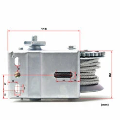 WILTEC Handseilwinde Bis 350kg 10m Drahtseil 3,2:1 Seilwinde Greifzug Handseilzug Forstseilwinde 9 WILTEC Handseilwinde Bis 350kg 10m Drahtseil 3,2:1 Seilwinde Greifzug Handseilzug Forstseilwinde -Seilwinden Sales 2554949 4