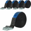 BAUMARKTPLUS 5x Profi Spanngurt Gurt Zurrgurt Klemmschloss Auto 1-tlg 6m 250 Kg SCHWARZ -Seilwinden Sales 25879911 1