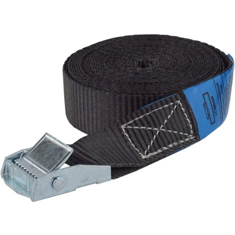 BAUMARKTPLUS 5x Profi Spanngurt Gurt Zurrgurt Klemmschloss Auto 1-tlg 6m 250 Kg SCHWARZ 5 BAUMARKTPLUS 5x Profi Spanngurt Gurt Zurrgurt Klemmschloss Auto 1-tlg 6m 250 Kg SCHWARZ – Bild 3