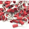 PEPTE 100 Stück Rot Isolierte Crimpringanschlüsse 10,5mm Stecker In Bolzengröße -Seilwinden Sales 26470905 1