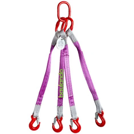 Trizeratop Hebebandgehänge 4 Strang 2100 Kg 4 Meter Ösenhaken Anschlagkette 3 Trizeratop Hebebandgehänge 4 Strang 2100 Kg 4 Meter Ösenhaken Anschlagkette