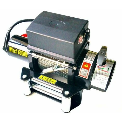 Varan Motors - SC6.0X ELEKTRISCHE SEILWINDE 3300W 12V MAX. 2721KG LÄNGE 20M MOTORSEILWINDE Ø7,2MM - Schwarz 7 Varan Motors - SC6.0X ELEKTRISCHE SEILWINDE 3300W 12V MAX. 2721KG LÄNGE 20M MOTORSEILWINDE Ø7,2MM - Schwarz – Bild 5