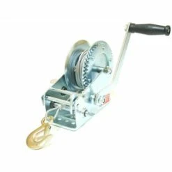 Varan Motors - H2500 TRAILERWINDE HANDWINDE KABELWINDE BOOTSWINDE SEILWINDE 1100/2200KG ANHÄNGER WINDE - Grau