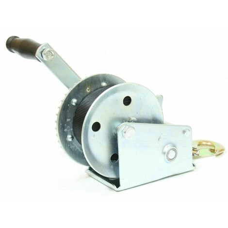 Varan Motors - S1200 TRAILERWINDE HANDWINDE GURTWINDE BOOTSWINDE SEILWINDE 544/1088KG ANHÄNGER WINDE - Grau 5 Varan Motors - S1200 TRAILERWINDE HANDWINDE GURTWINDE BOOTSWINDE SEILWINDE 544/1088KG ANHÄNGER WINDE - Grau – Bild 3