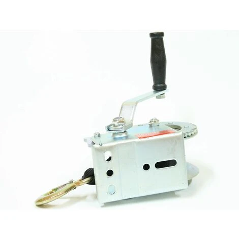 Varan Motors - S1200 TRAILERWINDE HANDWINDE GURTWINDE BOOTSWINDE SEILWINDE 544/1088KG ANHÄNGER WINDE - Grau 6 Varan Motors - S1200 TRAILERWINDE HANDWINDE GURTWINDE BOOTSWINDE SEILWINDE 544/1088KG ANHÄNGER WINDE - Grau – Bild 4