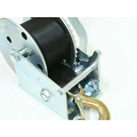 Varan Motors - S1200 TRAILERWINDE HANDWINDE GURTWINDE BOOTSWINDE SEILWINDE 544/1088KG ANHÄNGER WINDE - Grau 7 Varan Motors - S1200 TRAILERWINDE HANDWINDE GURTWINDE BOOTSWINDE SEILWINDE 544/1088KG ANHÄNGER WINDE - Grau – Bild 5