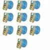 Topdeal Ratschen-Spanngurte 10 Stk. 2 Tonnen 6mx38mm Blau 04729 2 Topdeal Ratschen-Spanngurte 10 Stk. 2 Tonnen 6mx38mm Blau 04729 -Seilwinden Sales 26905526 1