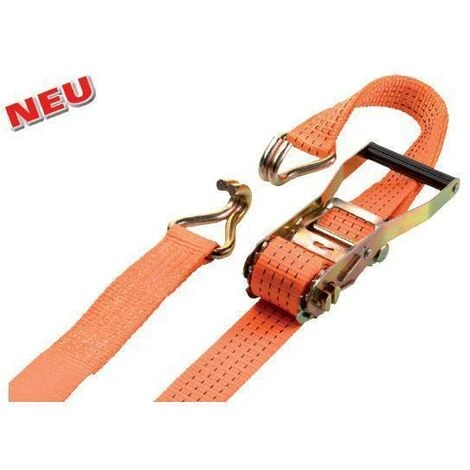 TECTOR ZURRGURT, Ratschen, 2-teilig, Spitzhaken, 35mm X 6m, DIN EN 12195-2, LC 1000 DaN 3 TECTOR ZURRGURT, Ratschen, 2-teilig, Spitzhaken, 35mm X 6m, DIN EN 12195-2, LC 1000 DaN