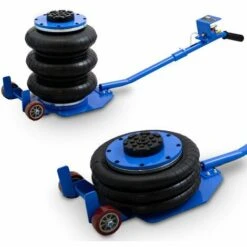 BITUXX Pneumatischer Wagenheber Bis 4000Kg 4T Druckluftwagenheber Luftkissen Autoheber Für KFZ Auto Blau