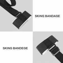 BEARSU 4 Stück Skiband, Schulterhalter Skihalter Für Den Transport Von Skiern Und Stöcken -Seilwinden Sales 27613702 3
