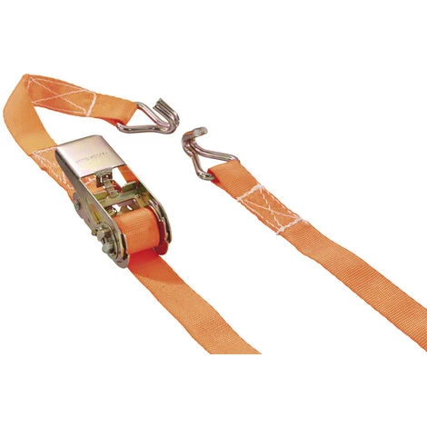 TECTOR ZURRGURT, Ratschen, 2-teilig, Spitzhaken, 25mm X 6m, DIN EN 12195-2, LC 500 DaN 3 TECTOR ZURRGURT, Ratschen, 2-teilig, Spitzhaken, 25mm X 6m, DIN EN 12195-2, LC 500 DaN