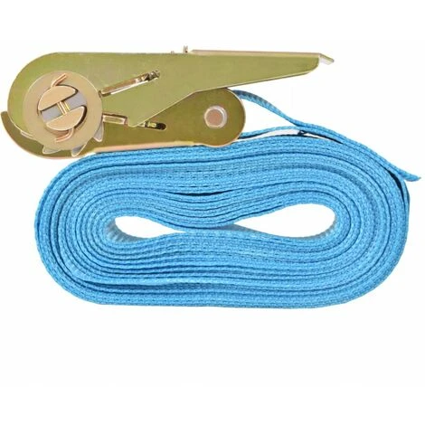 ASUPERMALL Ratschen-Spanngurte 4 Stk. 0,8 Tonnen 6m×25mm Blau 4 ASUPERMALL Ratschen-Spanngurte 4 Stk. 0,8 Tonnen 6m×25mm Blau – Bild 2