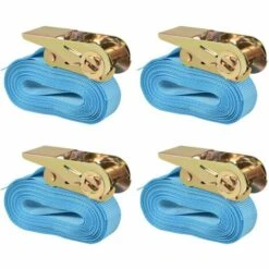 ASUPERMALL Ratschen-Spanngurte 4 Stk. 0,8 Tonnen 6m×25mm Blau 9 ASUPERMALL Ratschen-Spanngurte 4 Stk. 0,8 Tonnen 6m×25mm Blau -Seilwinden Sales 29059429 3