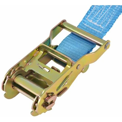 ASUPERMALL Ratschen-Spanngurte 4 Stk. 2 Tonnen 6m×38mm Blau 6 ASUPERMALL Ratschen-Spanngurte 4 Stk. 2 Tonnen 6m×38mm Blau – Bild 4