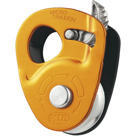 Petzl Umlenkrolle Micro Traxion, Gelb 3 Petzl Umlenkrolle Micro Traxion, Gelb
