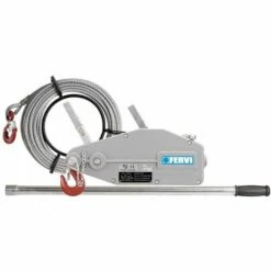 SEILWINDE SEILZUG HANDWILDE HANDSEILWINDE 800 KG DRAHTSEIL 20 M FERVI 0791/08