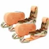 BAUMARKTPLUS 2x Profi Ratschen Spanngurt Spanngurte Zurrgurt 2-tlg 6m 0,8t 0,8to 800kg TÜV/GS ORANGE -Seilwinden Sales 30540172 1