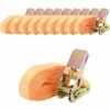BAUMARKTPLUS 10x Profi Ratschen Spanngurt Spanngurte Zurrgurt 1-tlg 4m 0,8t 0,8to 800kg TÜV/GS ORANGE -Seilwinden Sales 30803774 1