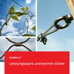 Seilwerk STANKE 5x Alu Pressklemme Größe 1 Seilklemme Drahtseilklemme Aluminium Presshülse -Seilwinden Sales 30905265 4