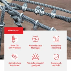 Seilwerk STANKE 5x Simplex Klemme Größe 5 Für 5 Mm Drahtseile Seilklemme Verzinkt Stahlseil -Seilwinden Sales 30905328 3