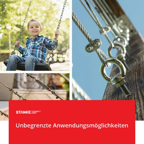 Seilwerk STANKE 5x Drahtseilklemme Eiform Größe 2 Für 2 Mm Drahtseile Aluminium Silumin Stahlseil Klemme 6 Seilwerk STANKE 5x Drahtseilklemme Eiform Größe 2 Für 2 Mm Drahtseile Aluminium Silumin Stahlseil Klemme – Bild 4