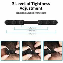 BRIDAY Silikon-Maskenband-Verlängerung Mit Knöpfen, 10 Stück Einstellbare Anti-Rutsch-Maskenverlängerung, Anti-Flexible Straffung Elastische Ohr-Band-Haken-Schutz - Schwarz 11 BRIDAY Silikon-Maskenband-Verlängerung Mit Knöpfen, 10 Stück Einstellbare Anti-Rutsch-Maskenverlängerung, Anti-Flexible Straffung Elastische Ohr-Band-Haken-Schutz - Schwarz -Seilwinden Sales 31029340 5