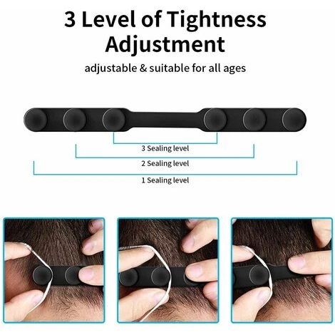 BRIDAY Silikon-Maskenband-Verlängerung Mit Knöpfen, 10 Stück Einstellbare Anti-Rutsch-Maskenverlängerung, Anti-Flexible Straffung Elastische Ohr-Band-Haken-Schutz - Schwarz 7 BRIDAY Silikon-Maskenband-Verlängerung Mit Knöpfen, 10 Stück Einstellbare Anti-Rutsch-Maskenverlängerung, Anti-Flexible Straffung Elastische Ohr-Band-Haken-Schutz - Schwarz – Bild 5