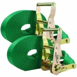 BAUMARKTPLUS 2x Profi Ratschen Spanngurt Spanngurte Zurrgurt 1-tlg 6m 2t 2to 2000kg TÜV/GS GRÜN
