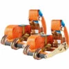 BAUMARKTPLUS 2x Profi Ratschen Spanngurt Spanngurte Zurrgurt 2-tlg 5m 4t 4to 4000kg TÜV/GS ORANGE -Seilwinden Sales 31106447 1